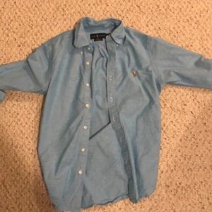 Light blue Ralph Lauren button down shirt
